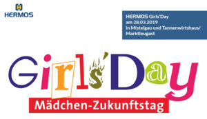 Bild mit Logo GirlsDay und Angaben zum Termin 2019