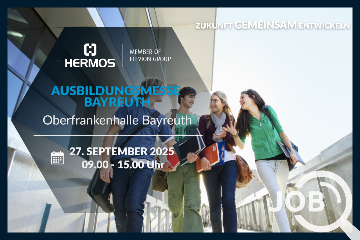 HERMOS bei der Ausbildungsmesse Bayreuth 2025
