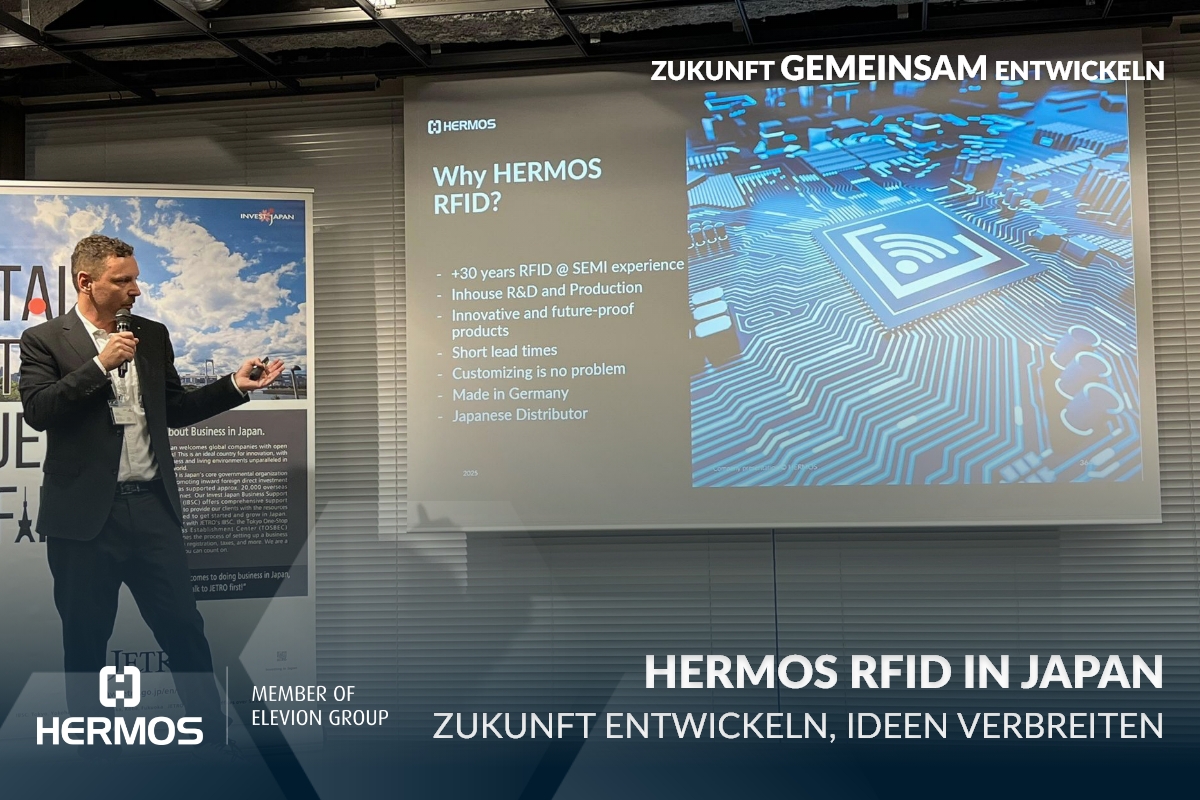 Präsentation in Japan über HERMOS RFID