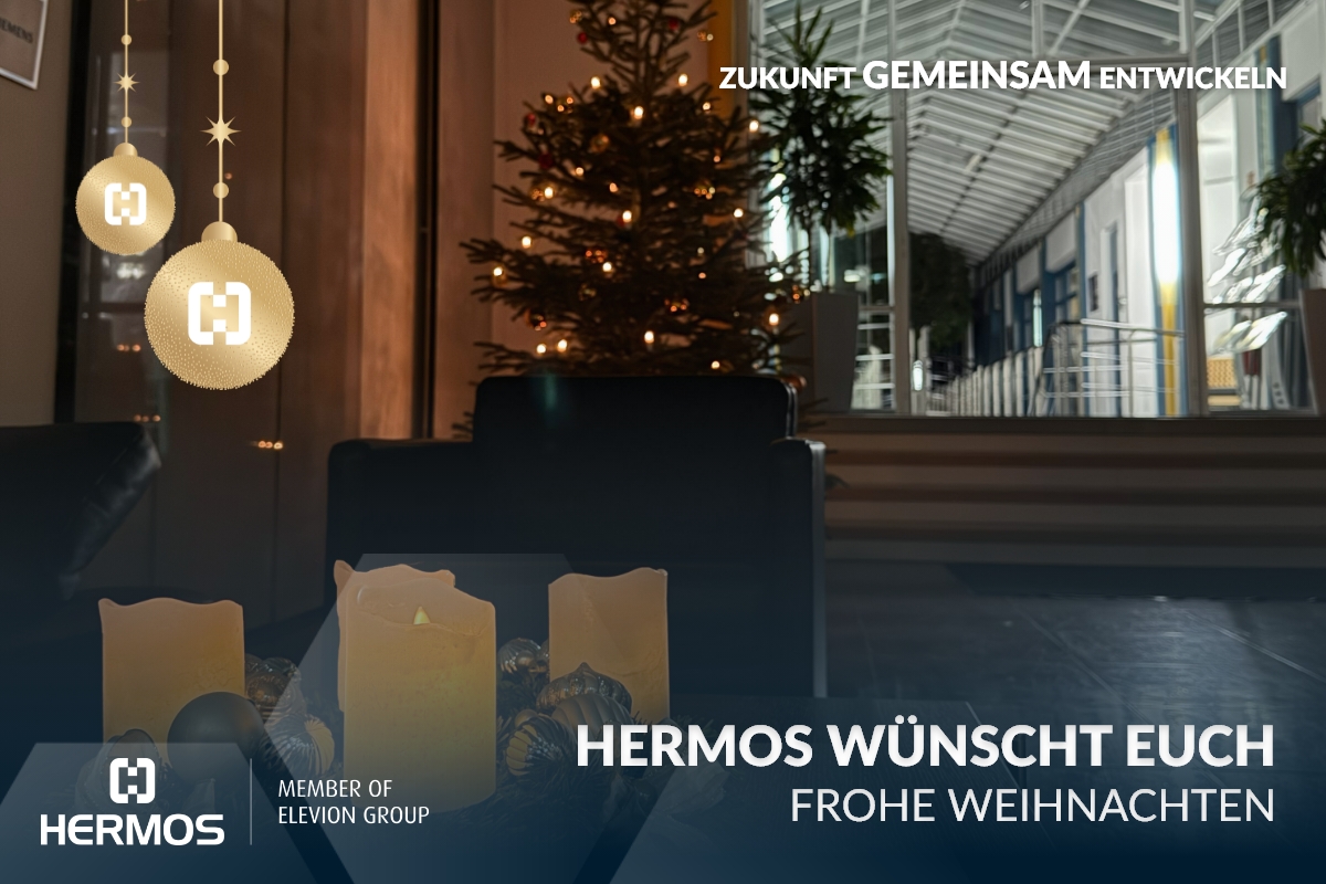 Frohe Weihnachten wünscht euch HERMOS