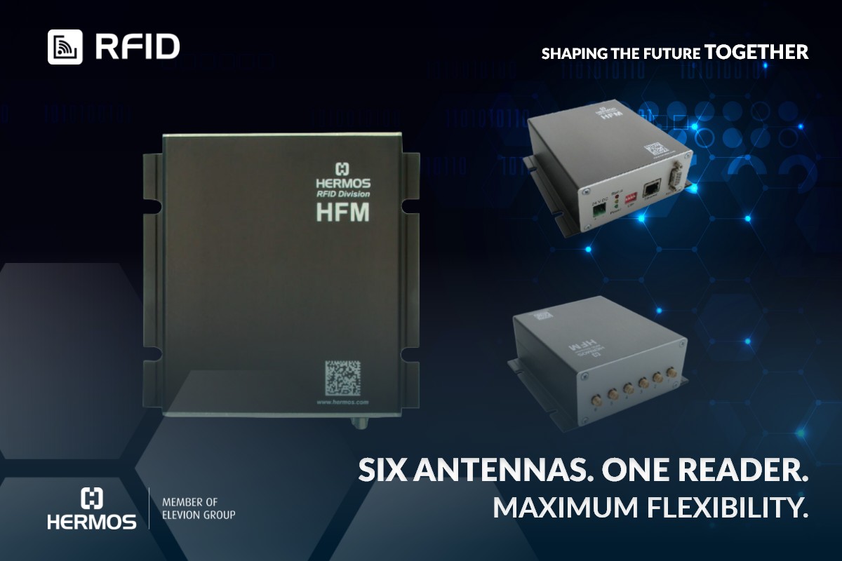 Six Antennas. One Reader. The HFM 6X reader for maximum Flexibility.