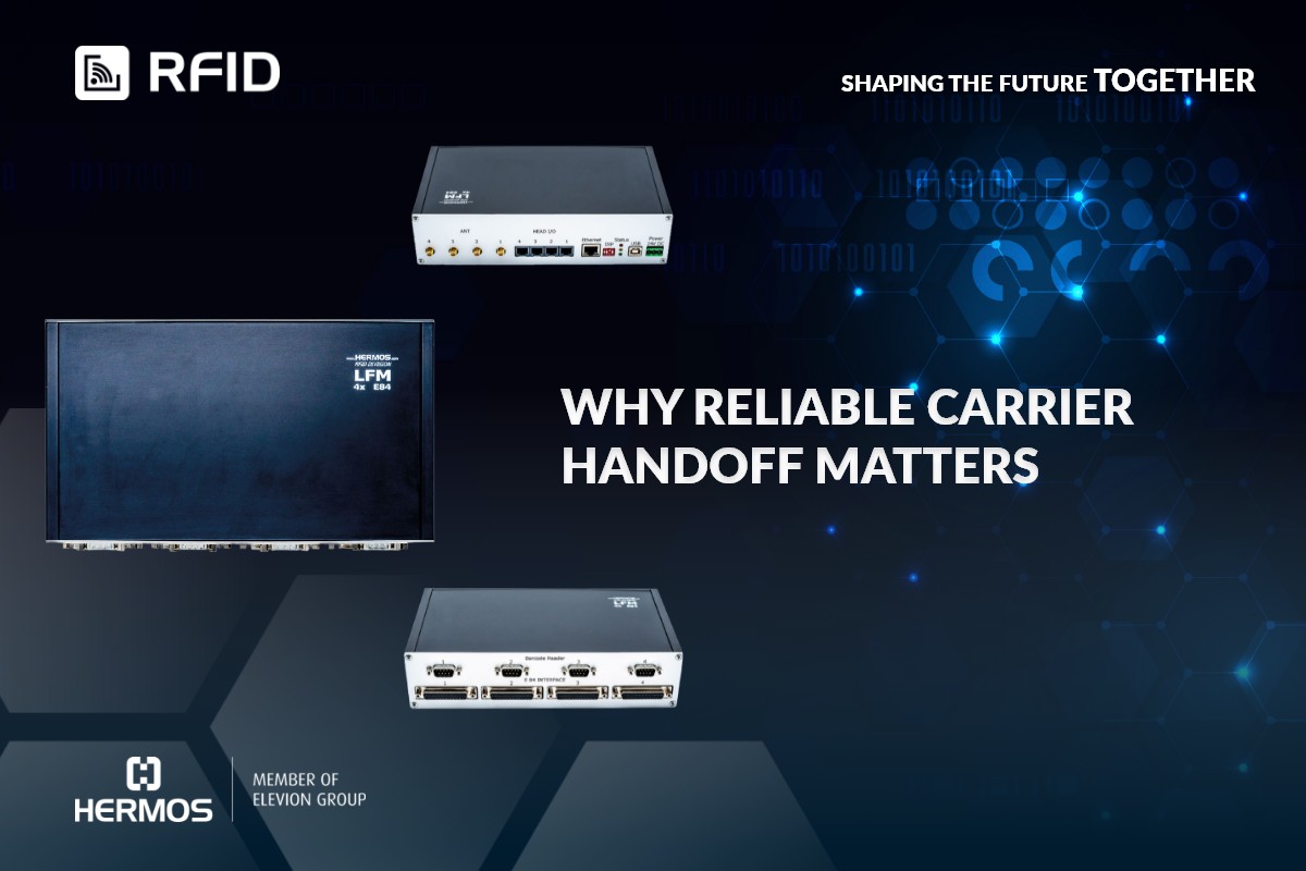 HERMOS LFM Reader E84 for Reliable Carrier Handoff