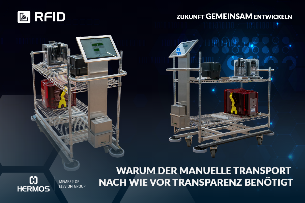RFID Trolley für Wafer-Los-Tracking und Rückverfolgbarkeit