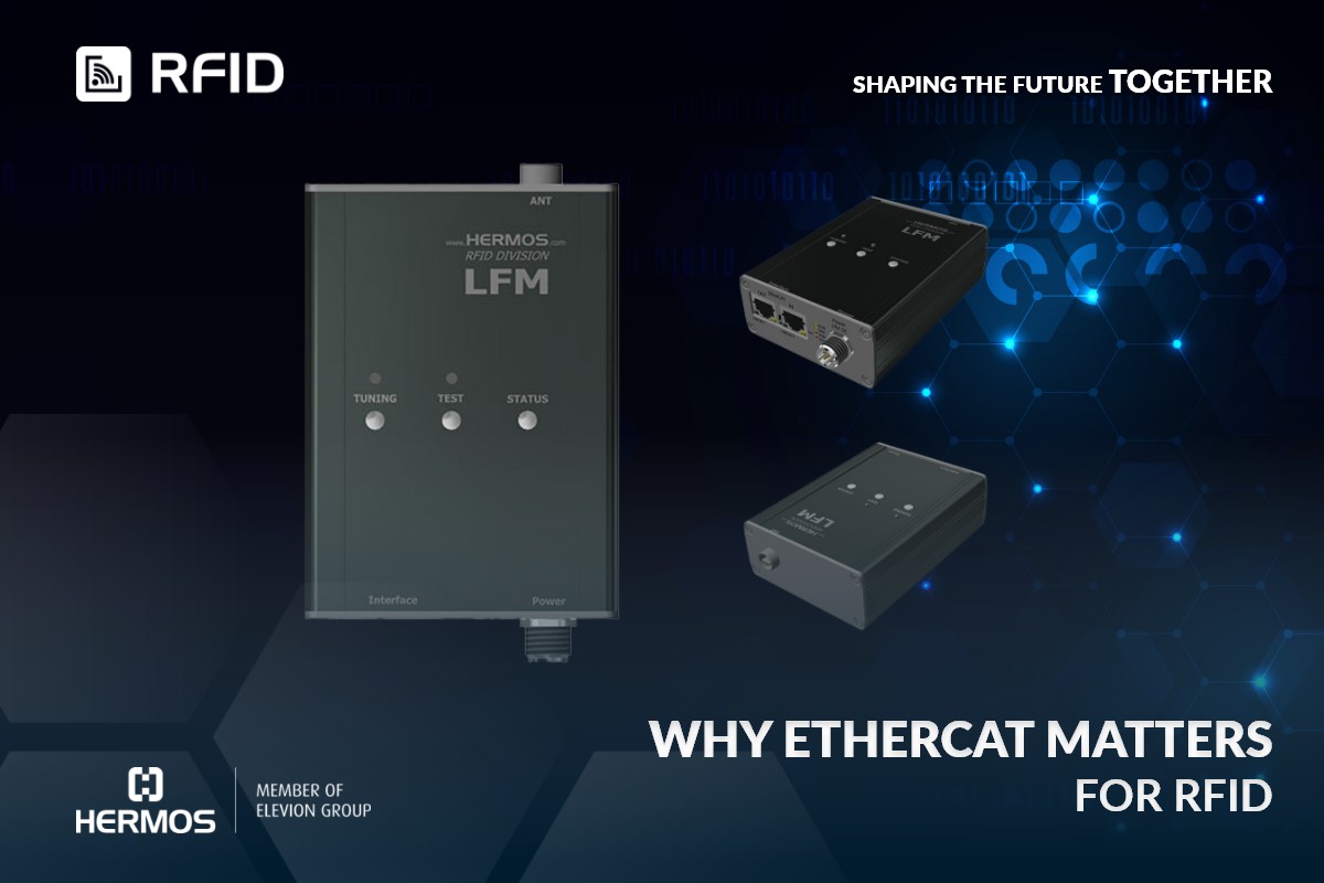 HERMOS LFM LP EtherCAT Reader – Real-Time RFID Communication